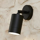 6W Wall Spotlight Adjustable 380lm IP44 4000K Black 6W Wall Spotlight Adjustable 380lm IP44 4000K Black